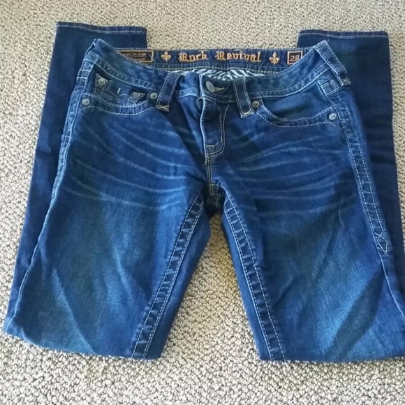 Rock Revival Denim - Rock revival 28x31 jeans blue